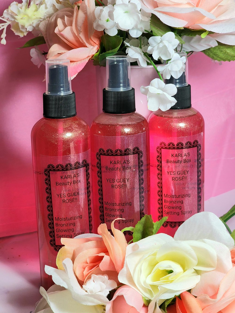 YES GUEY ROSE!!! Setting Spray