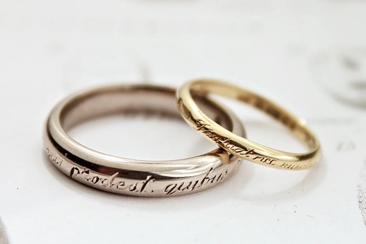 engraving outside of ring