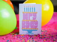 Image 1 of HPY BDAY Greeting Card