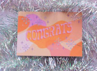 Image 2 of Congrats Retro Greeting Card