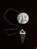 Lapis and Moon Pendulum