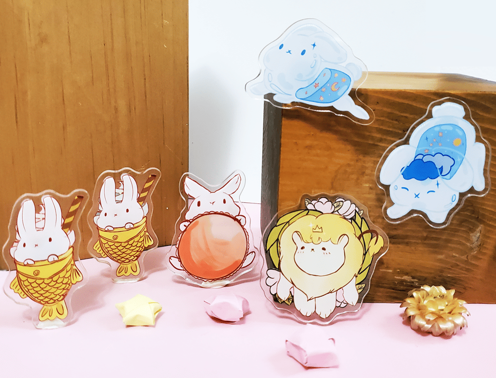 Image of Bunbun acrylic pins