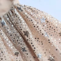 Image 6 of H&M Girls Sequined Sleeveless Light Apricot Tulle Dress