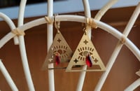 Image 3 of 'Illuminati' Earrings