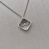 Sterling Silver Dragonfly Tile Necklace