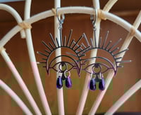 Image 3 of 'Tears Eye Cry' Earrings
