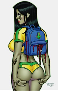 Image of Zombie Tramp 56B ECCC Exclusive Virgin Holofoil Set