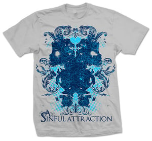 Image of A Sinful Attraction grey floral tee