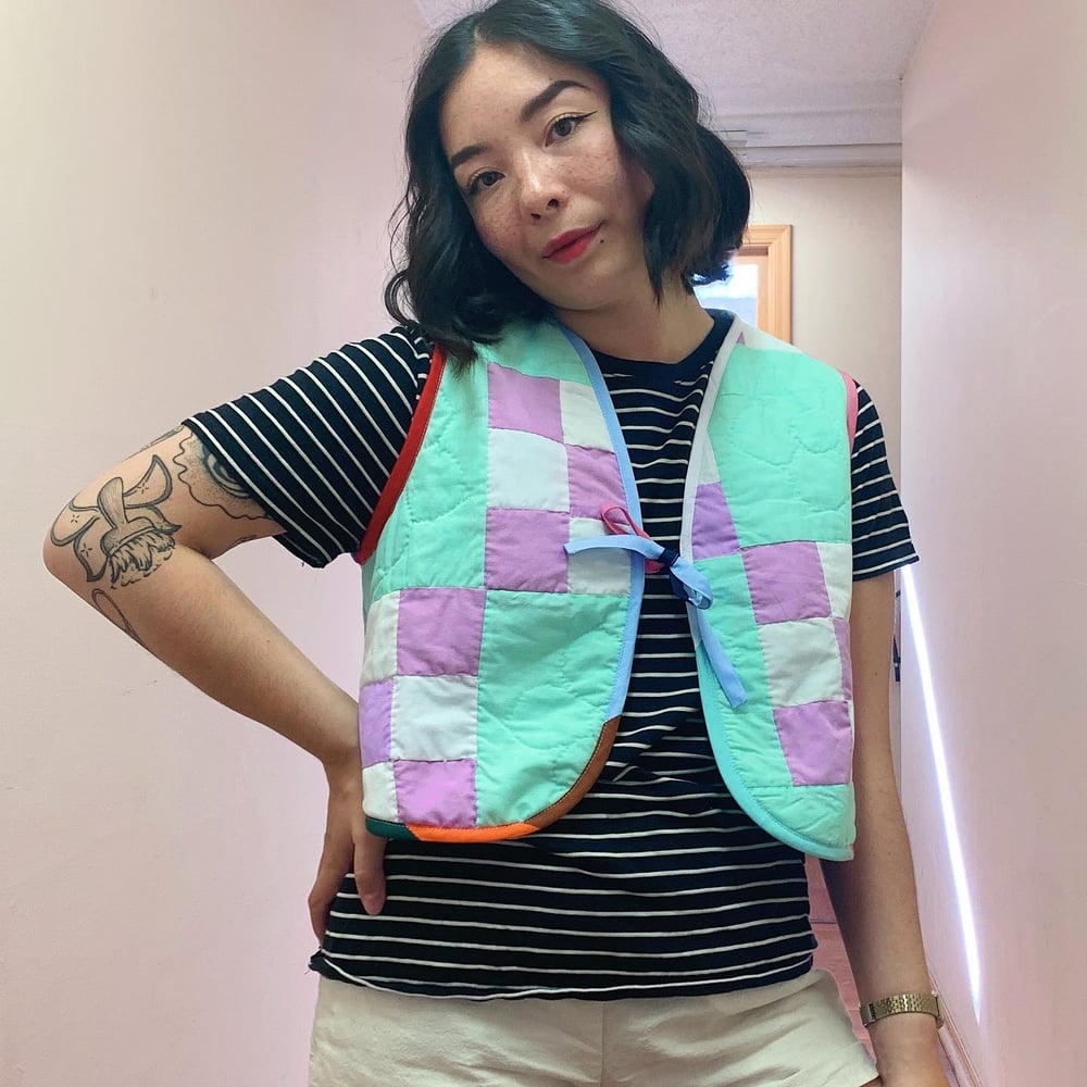 Image of Quilt Vest — April