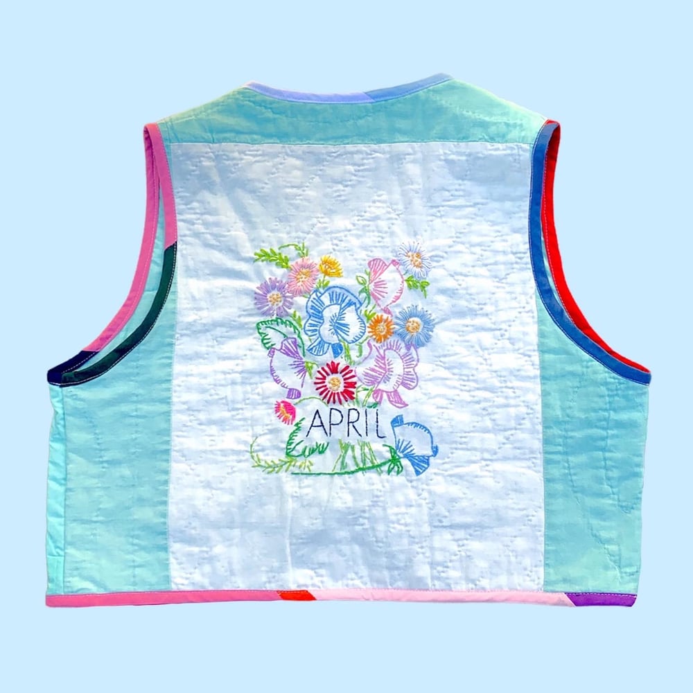 Image of Quilt Vest — April