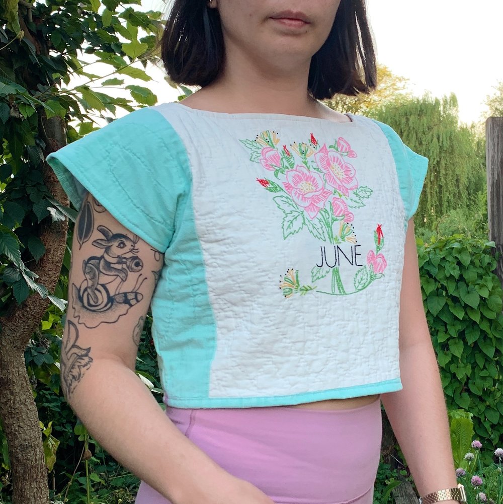 Image of Quilt Crop Top — June