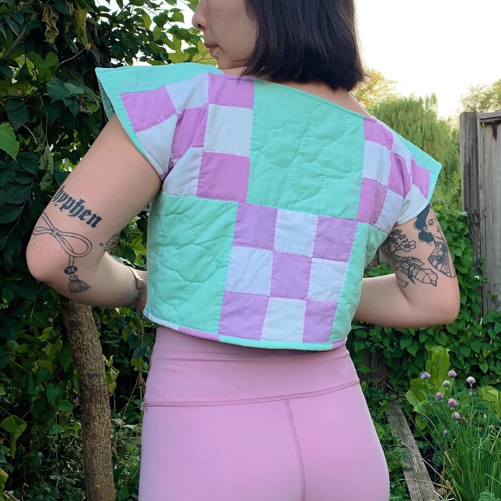 Image of Quilt Crop Top — June