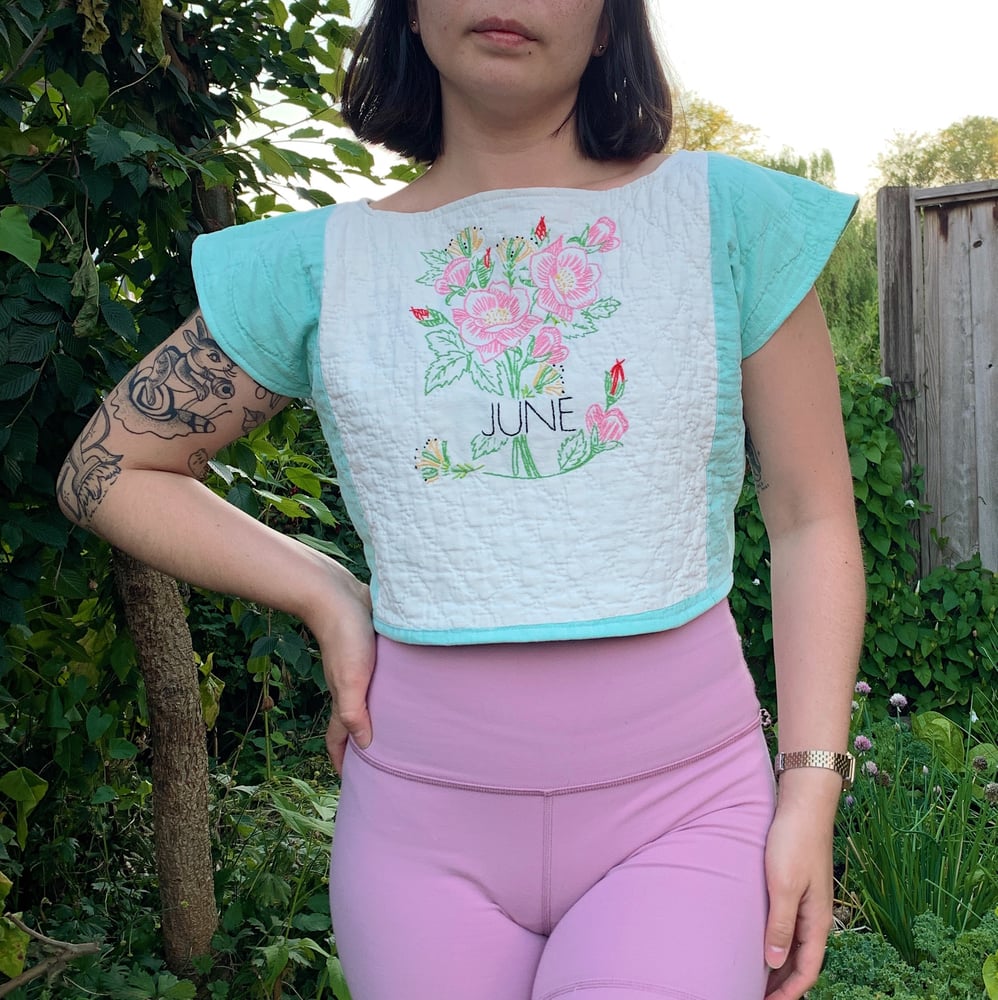 Image of Quilt Crop Top — June