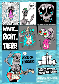 "Rock On Forever" Comic By Kit