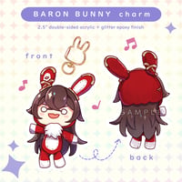 [PRE-ORDER] Baron Bunny Acrylic Charm