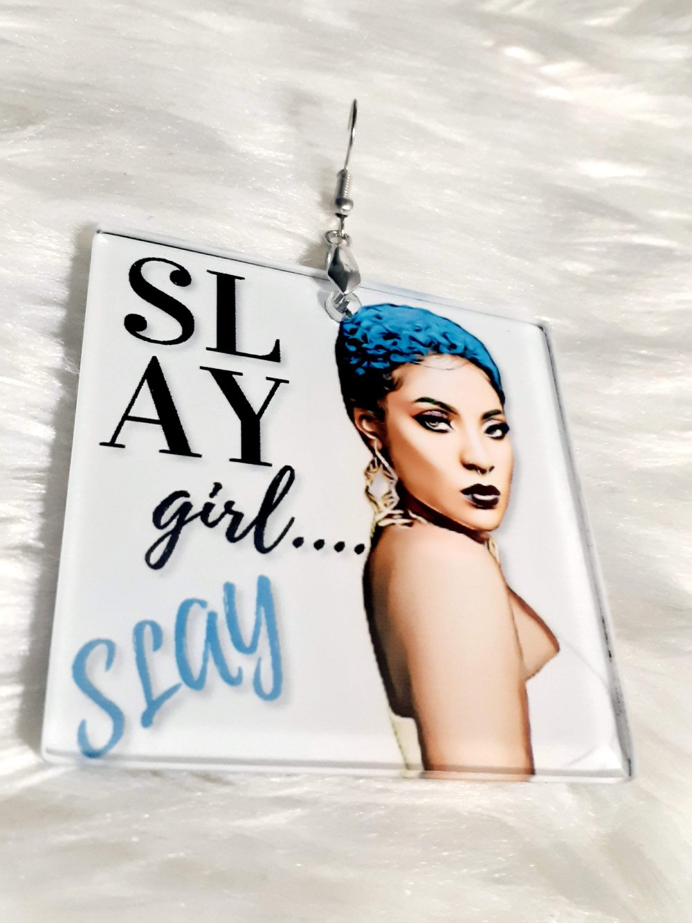 Image of Slay Girl Slay, My Black is Beautiful, Urban Statement Earrings