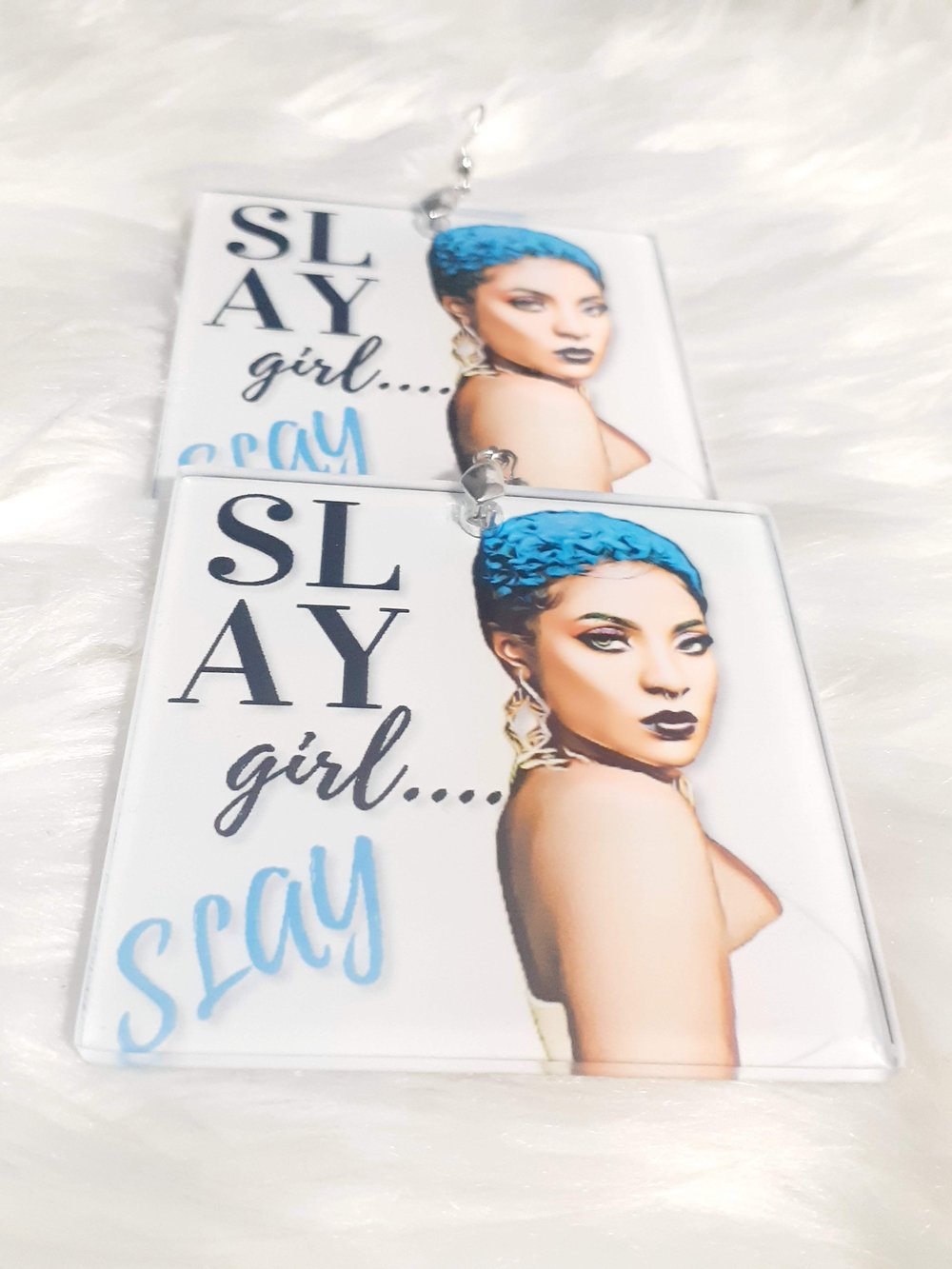 Image of Slay Girl Slay, My Black is Beautiful, Urban Statement Earrings