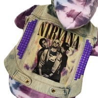 Image 3 of Nirvana Hoodie/Battle Jacket Set - M
