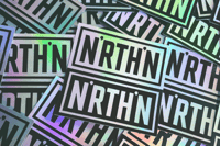 Image 1 of N'RTH'N Holographic Sticker - 2 Pack