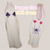 White Bungee Gum Ki-Ki dress (Hisoka inspired)/