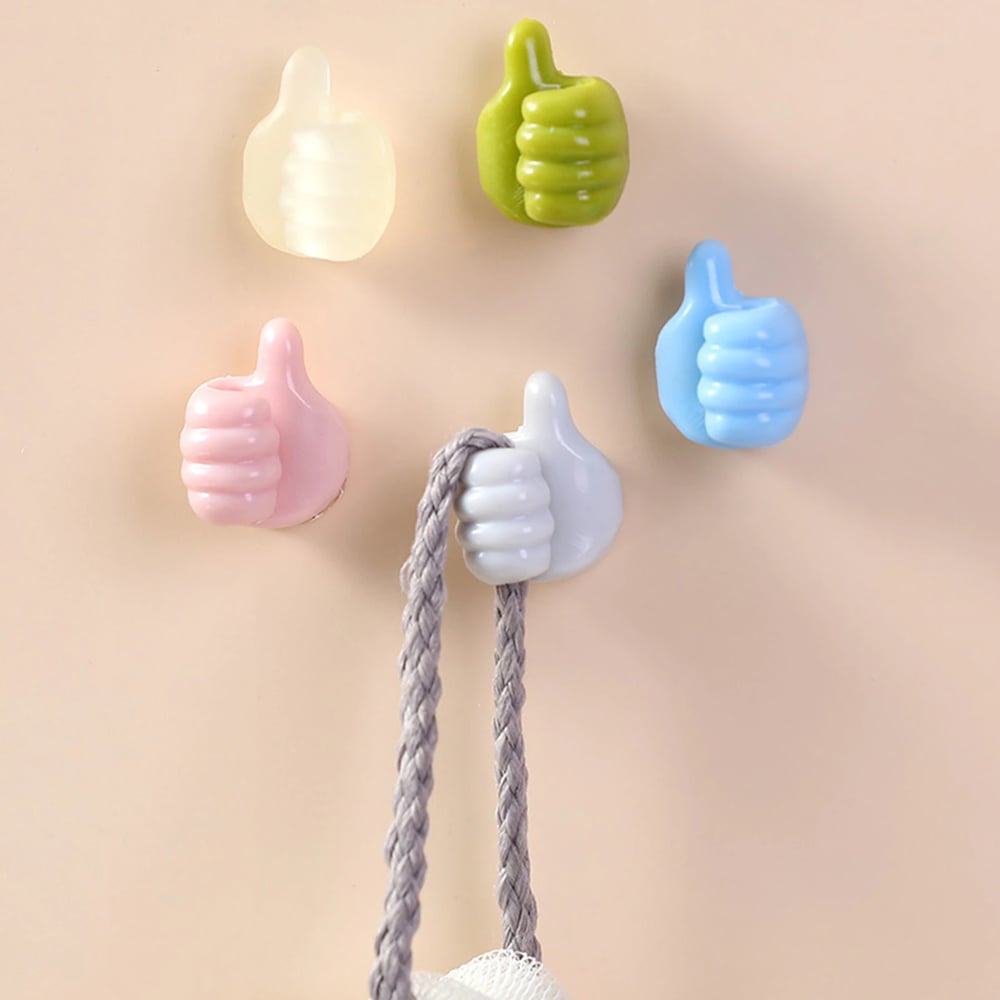 Image of Thumbs up shaped wall hook