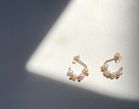 Image 1 of Four pearl earrings