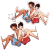 klance swimsuits sticker/charm