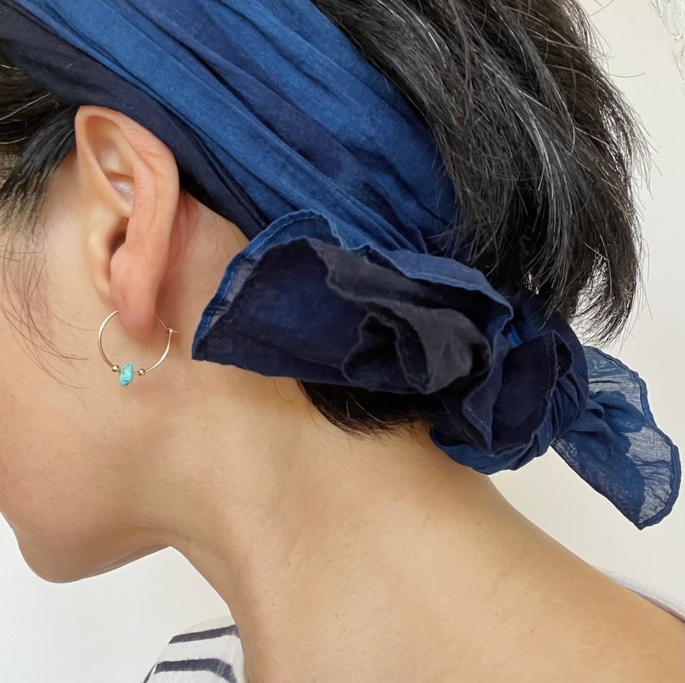 Image of Petite turquoise earrings
