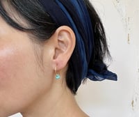 Image 5 of Petite turquoise earrings