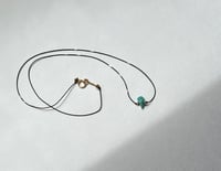 Image 4 of Turquoise silk necklace