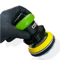 Image 2 of 4" rotary hand polisher with 2 step polishing pads