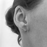 Image 3 of Echo Delta Ear Studs