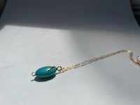 Image 2 of Oval turquoise necklace