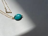 Image 3 of Oval turquoise necklace