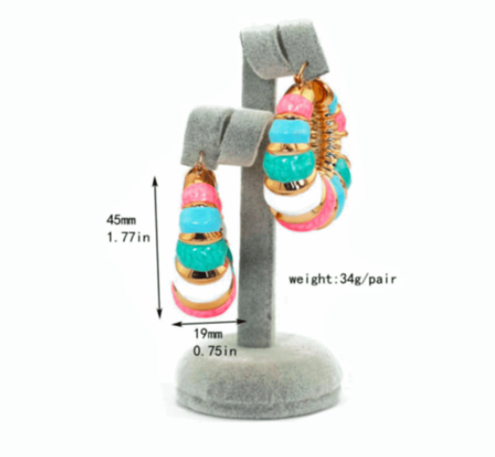 Image of COTTON CANDY #1 EARRINGS