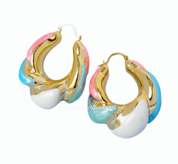 Image of COTTON CANDY #2 EARRINGS 