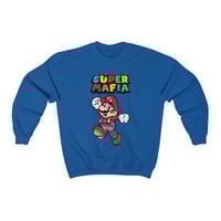 Image 2 of Super Mafia Unisex Heavy Blend Crewneck Sweatshirt