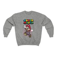 Image 5 of Super Mafia Unisex Heavy Blend Crewneck Sweatshirt