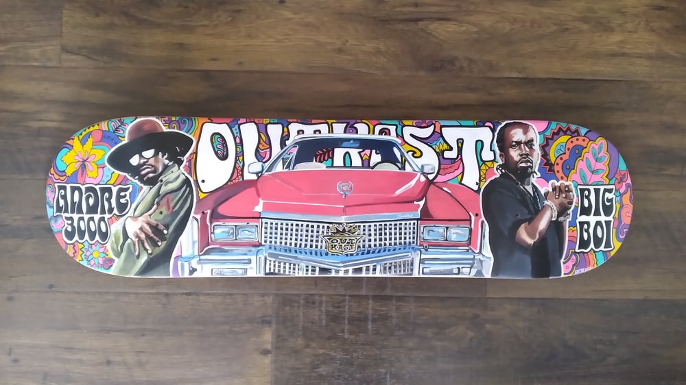 Outkast deck (hand painted)