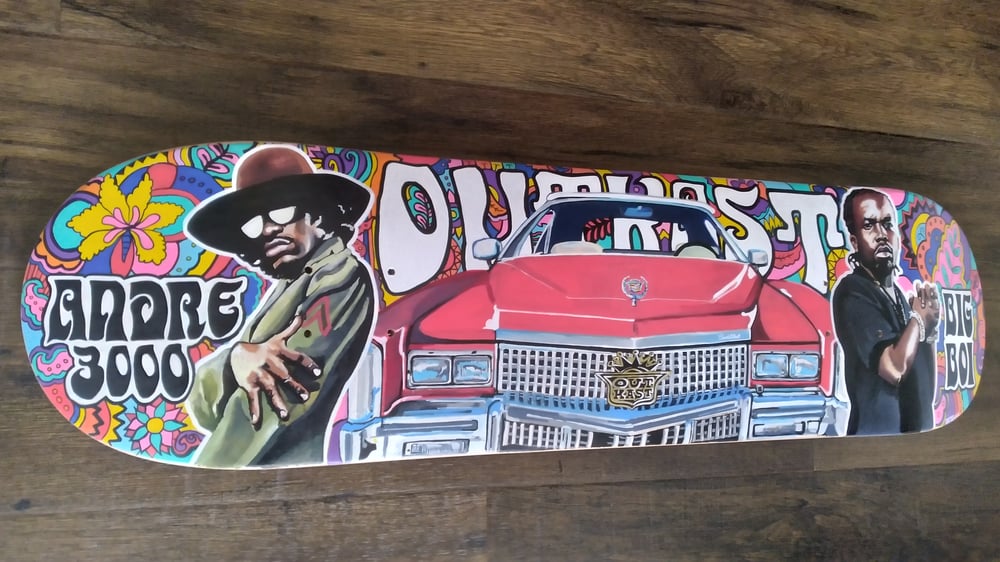 Outkast deck (hand painted)