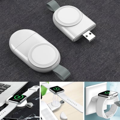 Image of USB C Portable Wireless Charger For IWatch 7 6 SE 5 4 USB Charging Station Cable For Apple Watch Ser