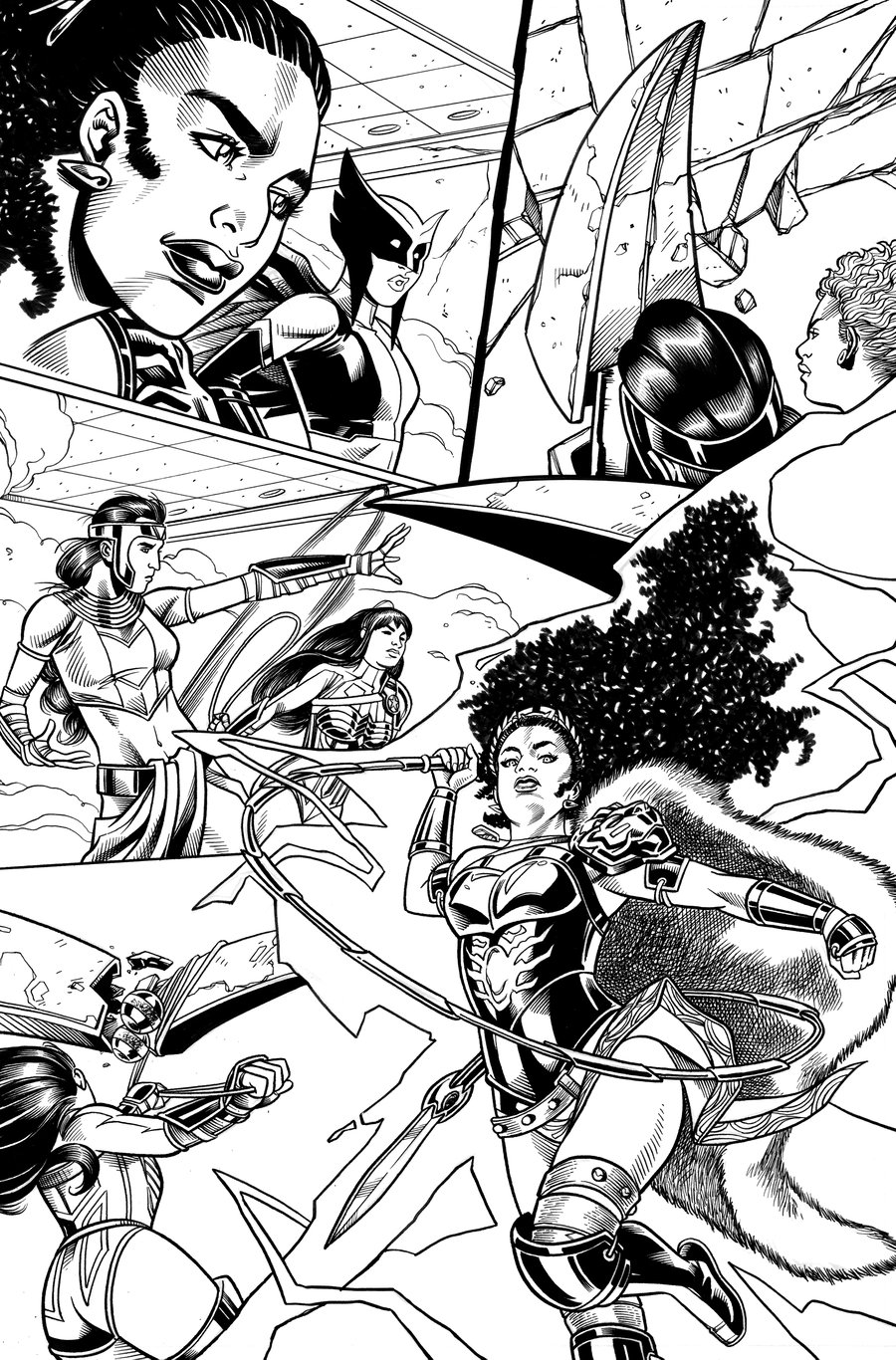 Image of Nubia: Queen of the Amazons #2 PG 18