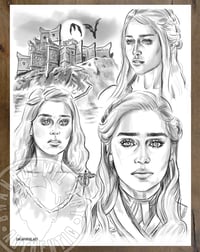 Daenerys Targaryen (Game of Thrones) Sketch