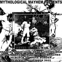 Image 2 of ANARCHUS - NEVER ENDING WAR WOVEN PATCH