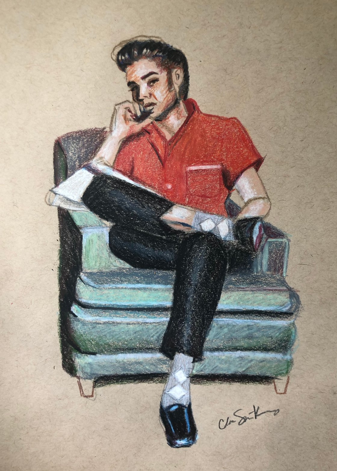 Image of Elvis Presley 5x7 Print