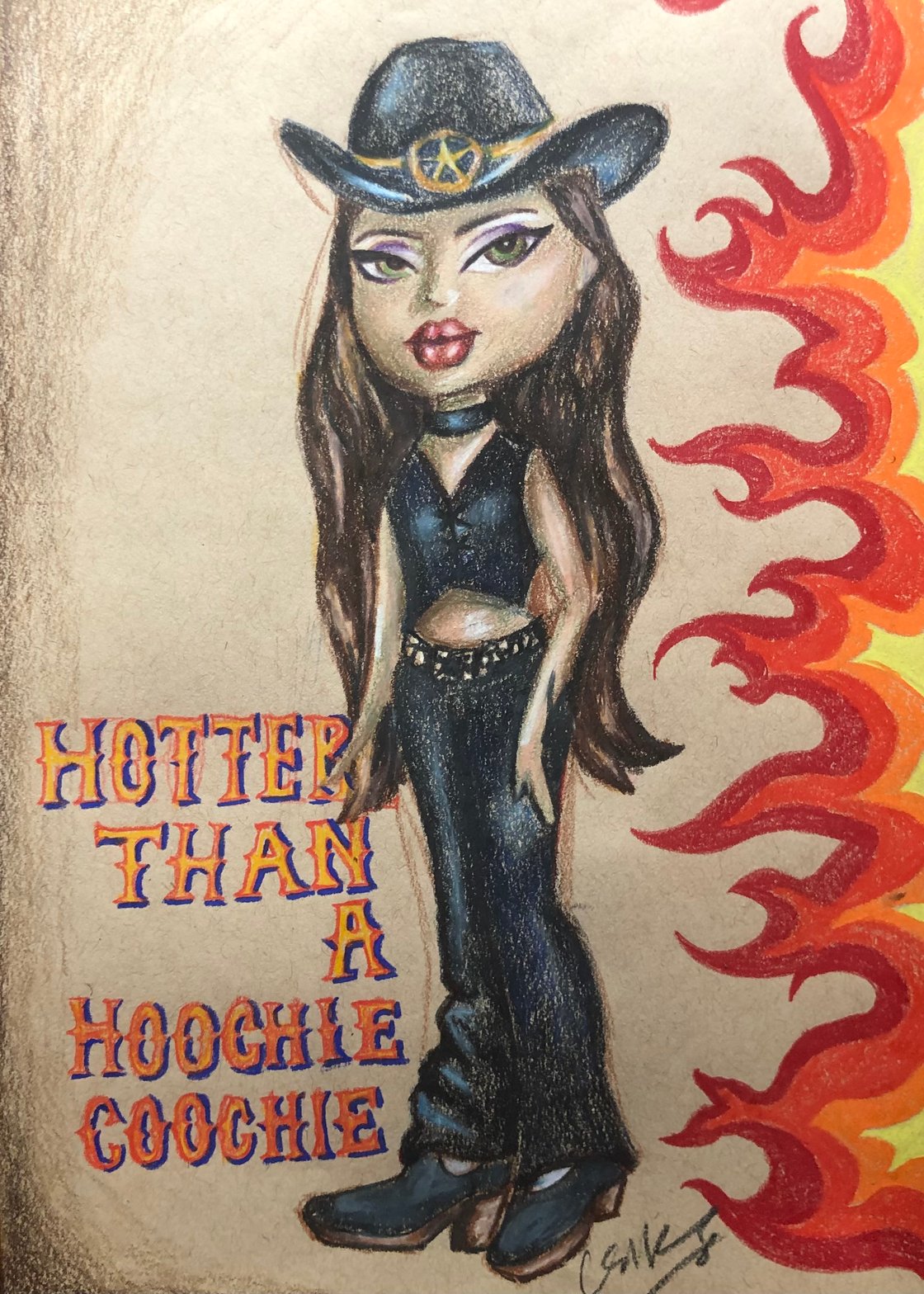 Image of Bratz Hotter than a Hoochie Coochie Print