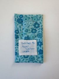 Image 3 of Business Card No. 6 - tiny art quilt 
