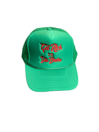 Get Rich 🤑r Die Broke Trucker Hat (Green)