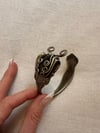 1960s handcrafted fork cuff bracelet