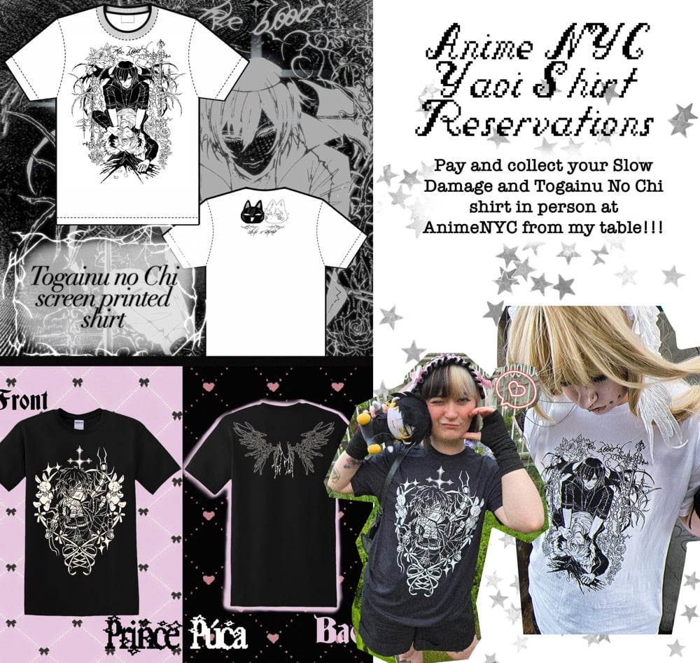 Image of ANIMENYC SLOW DAMAGE + TNC SHIRT RESERVATION